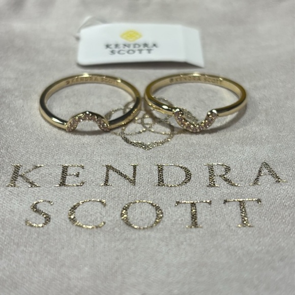 ✨FINAL HR TO BUY✨ NWT Kendra Scott Emilie Ring Kendra Scott Rings Gold Size 9 - Picture 2 of 9
